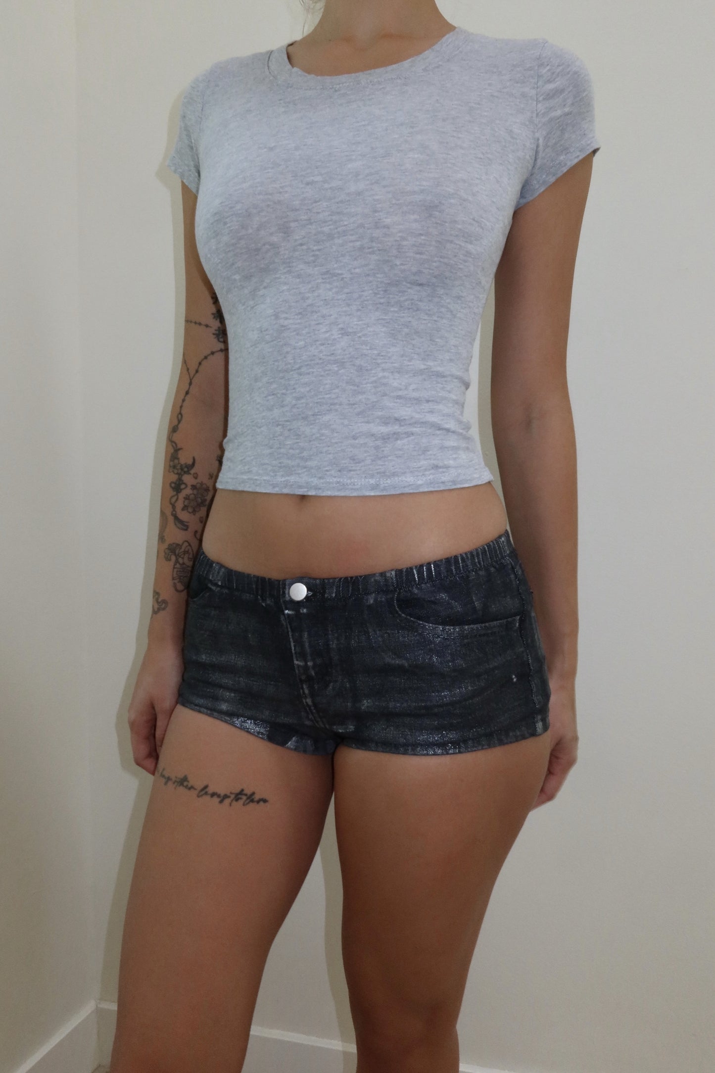 It Girl Micro Shorts- Black