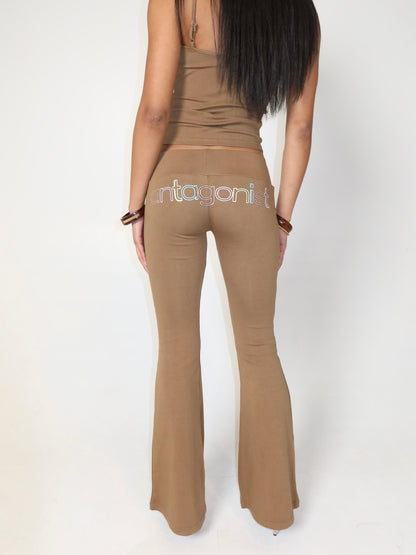 Brown Butter Flare Pants