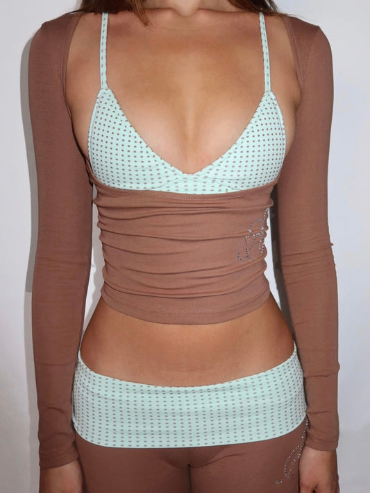 Mint Chip Bralette Top