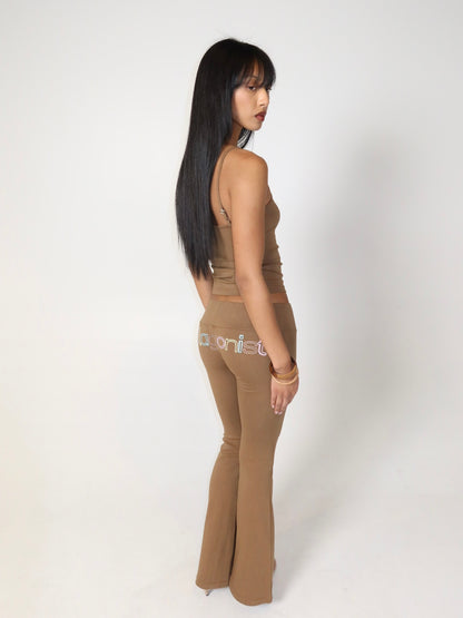 Brown Butter Flare Pants