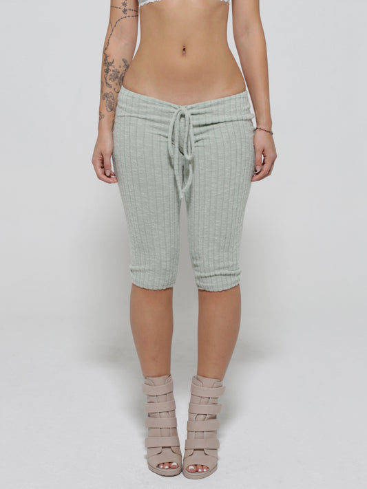 Sage V-Waist Tie Capris